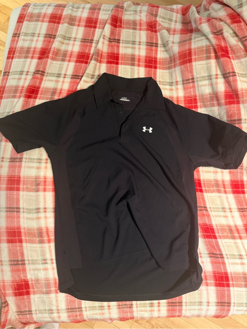 Under Armour Men’s Black Short-Sleeve Polo
